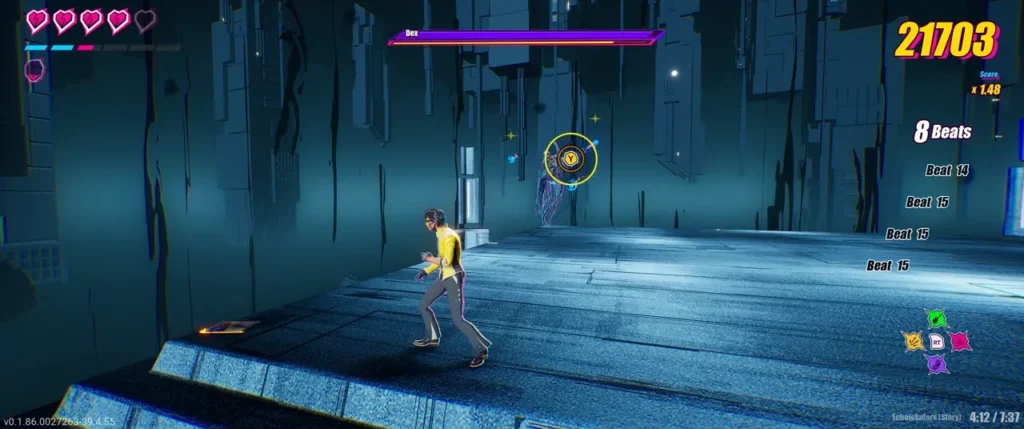 The Guitar Soldiers issue is encountered during the pyramid fight in Dex's phase.