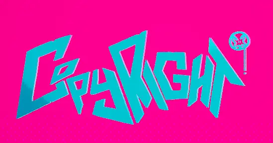 Copyright” Graffiti wall decor location in Dead as Disco
