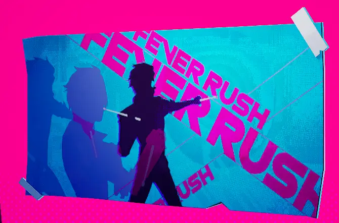 Fever Rush wall decor location in Dead as Disco