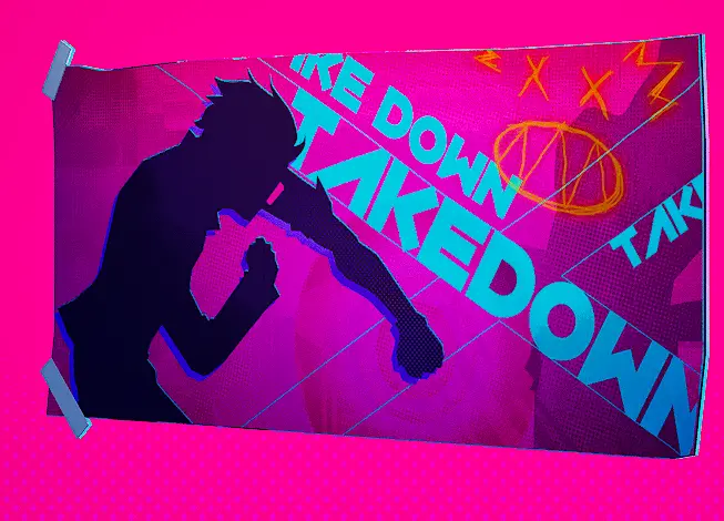 Takedown wall decor location in Dead as Disco