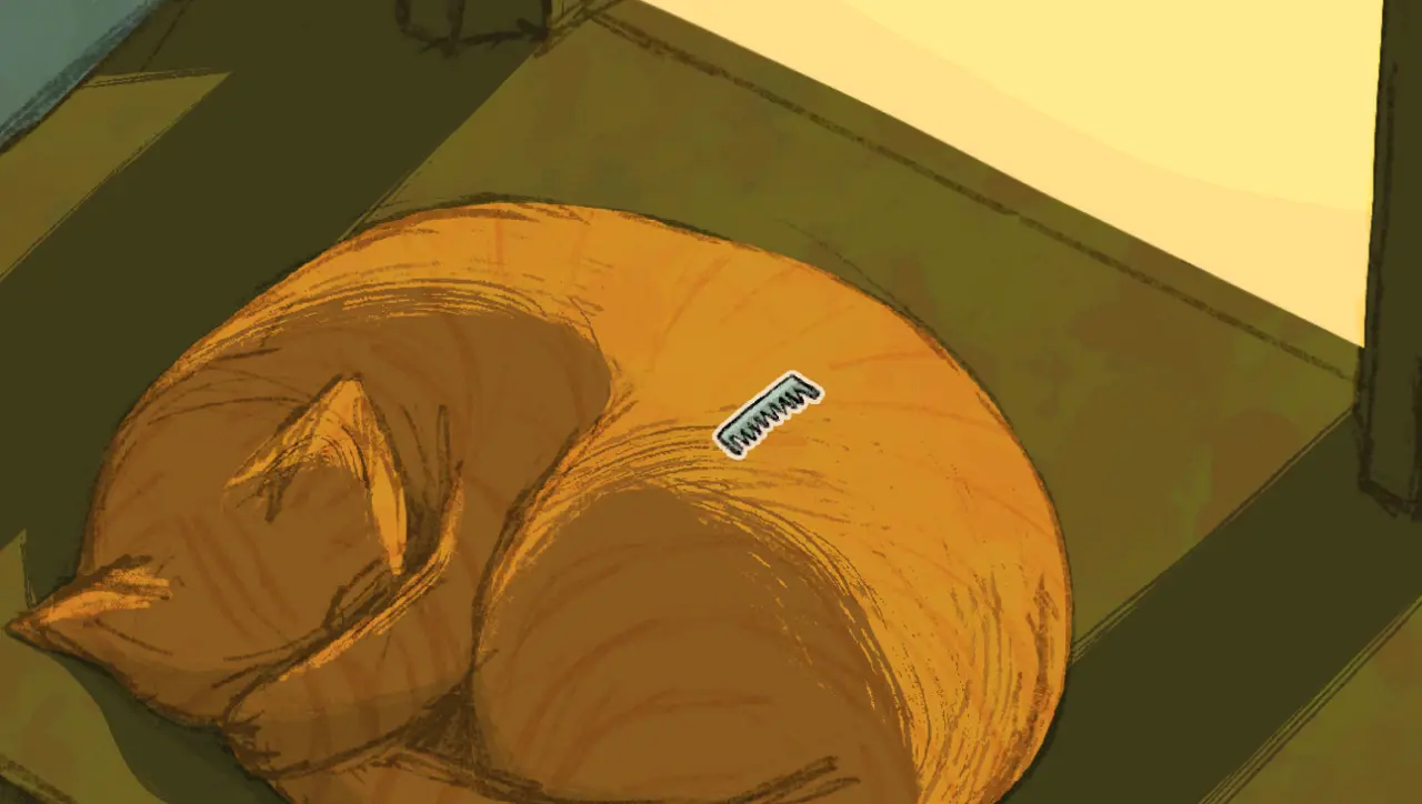 Sock 16: Membrillo (the Cat) Sock location in Membrillo Hid My Socks image 3