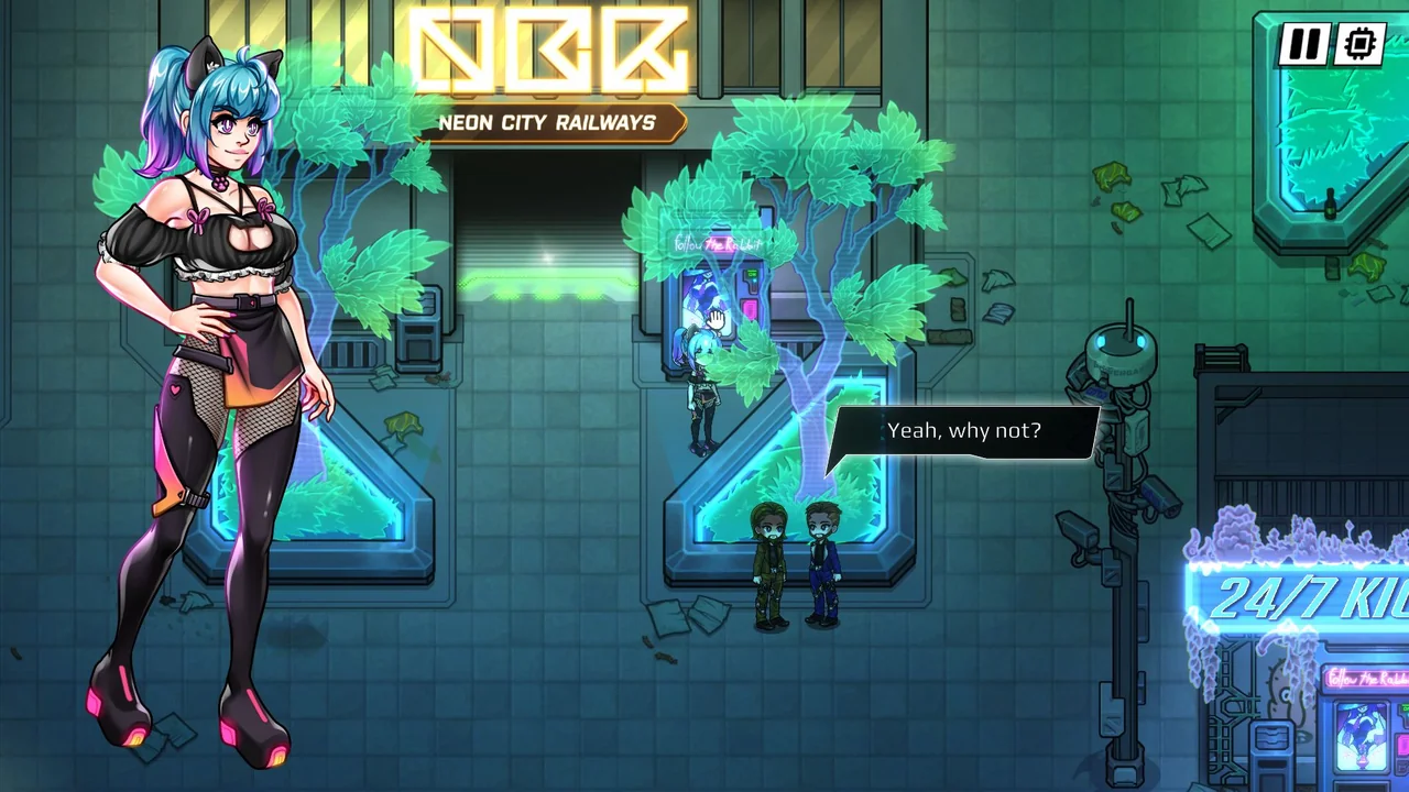 Second concoction location at the station entrance