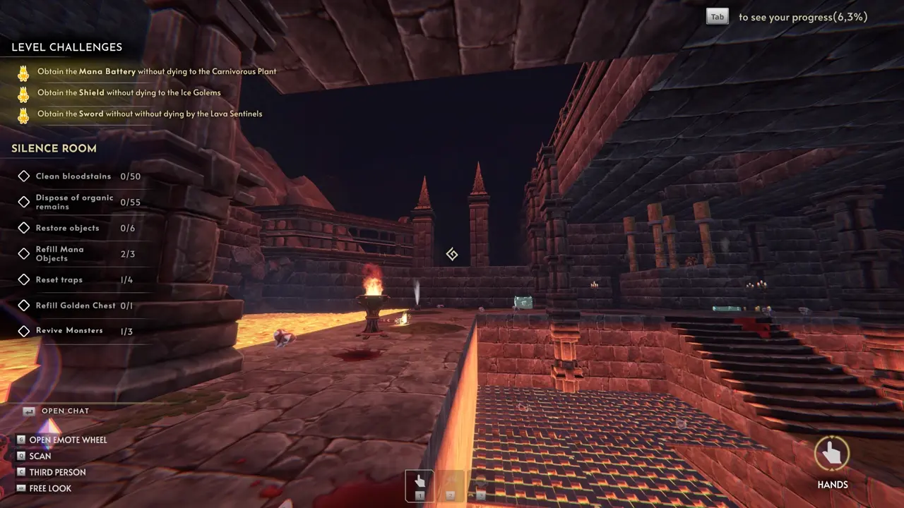 Dark Tower The Throne Silence Room air vent route to the hidden lever opening