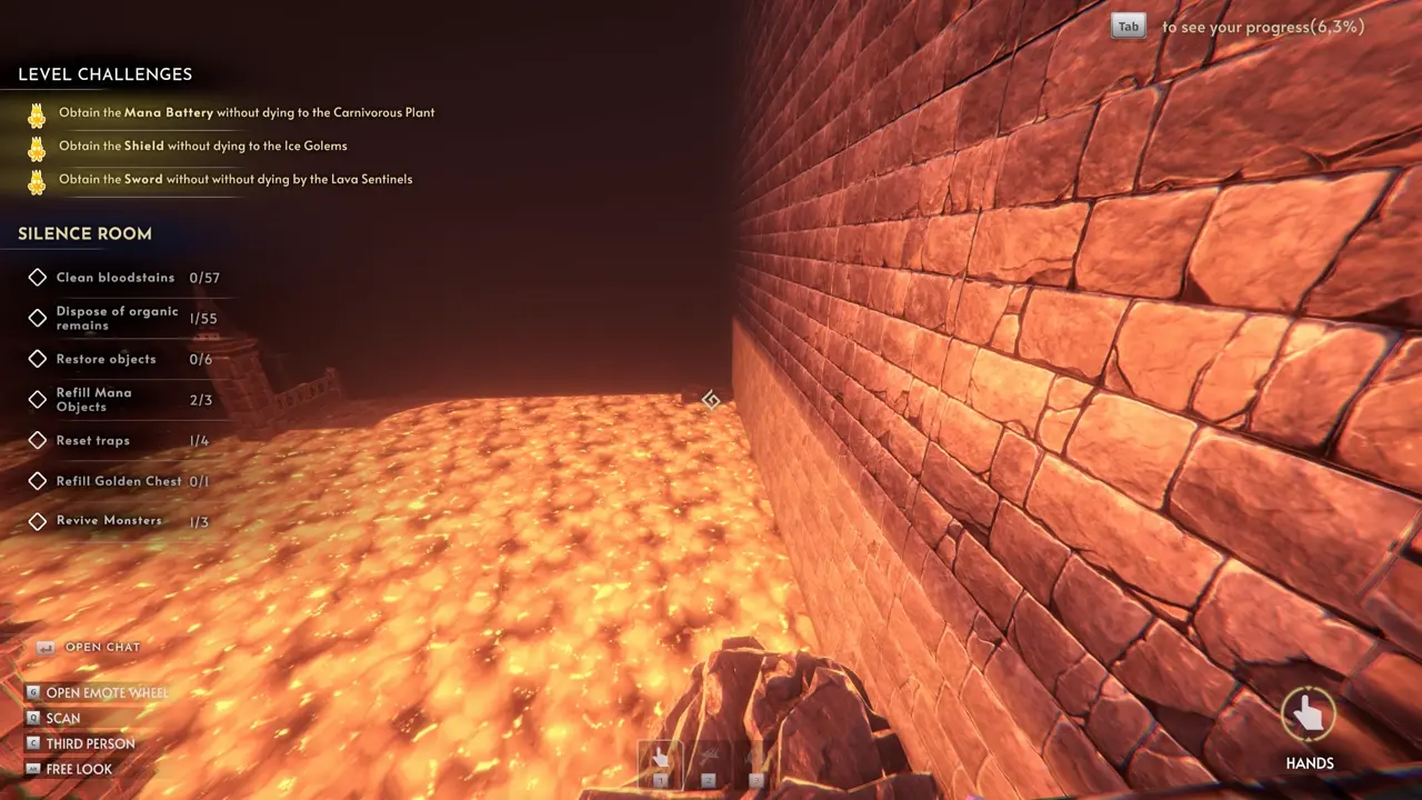 Dark Tower The Throne path reachable with ice slime in the Silence Room