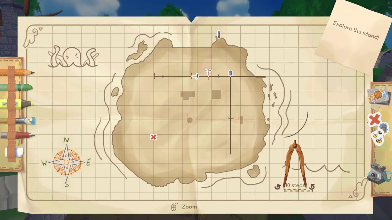 Island 10 chest 3 location north of tree