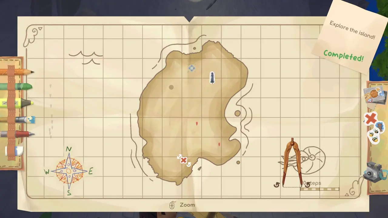 Island 6 treasure chest location east of the beehive