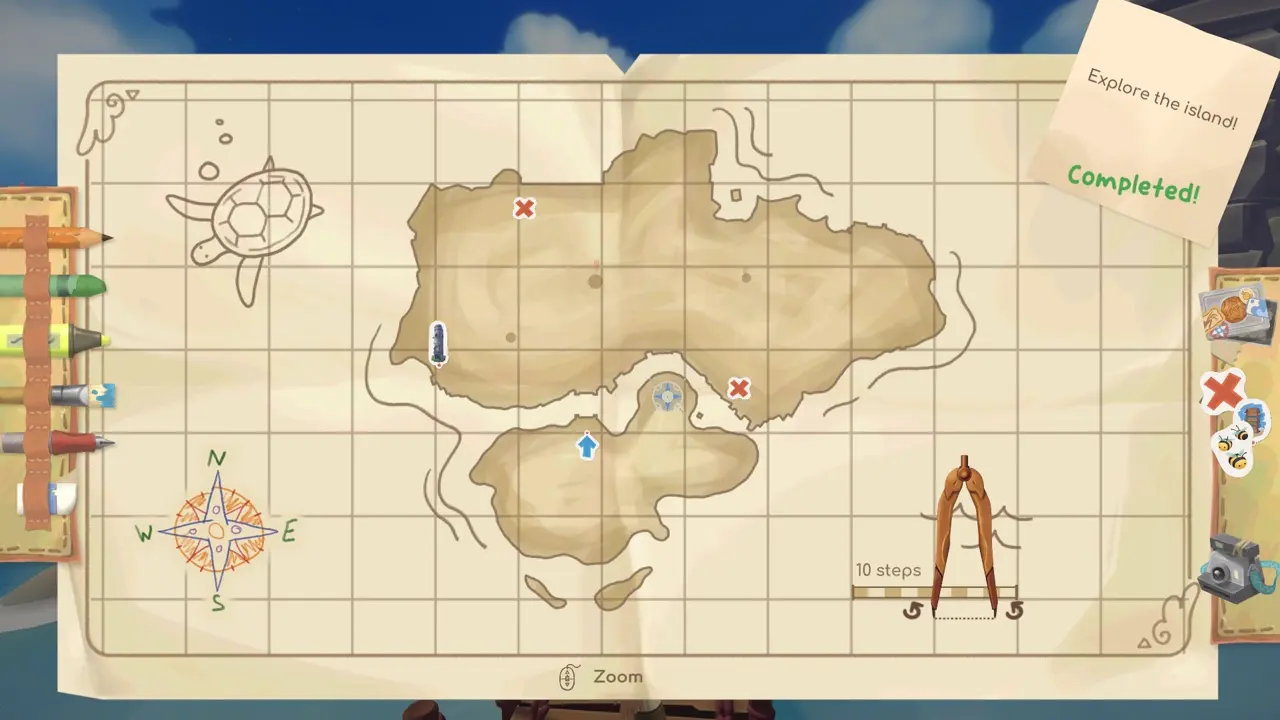 Island 7 treasure chest clue locations