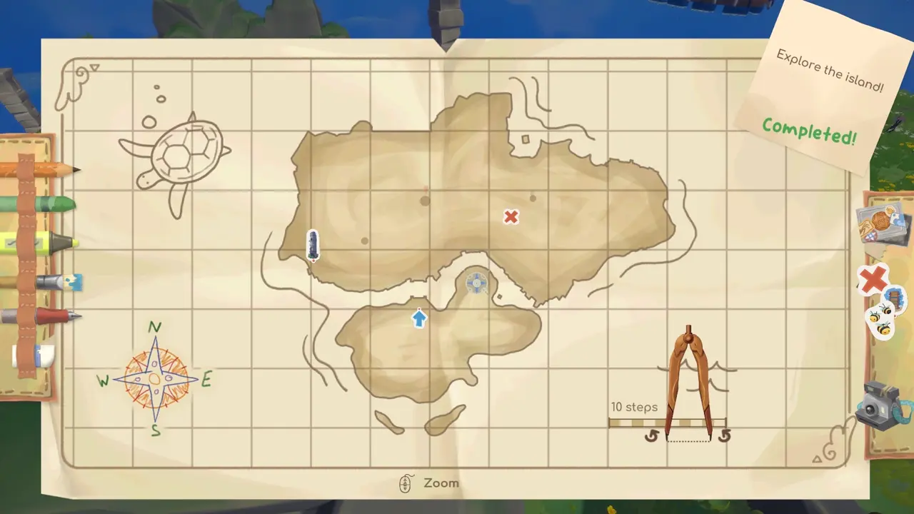 Island 7 chest 1 location near north shore pillar