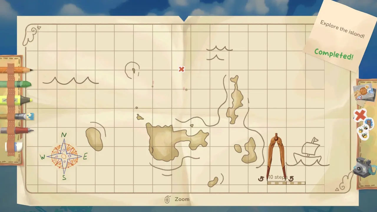 Island 8 chest 1 underwater plateau location