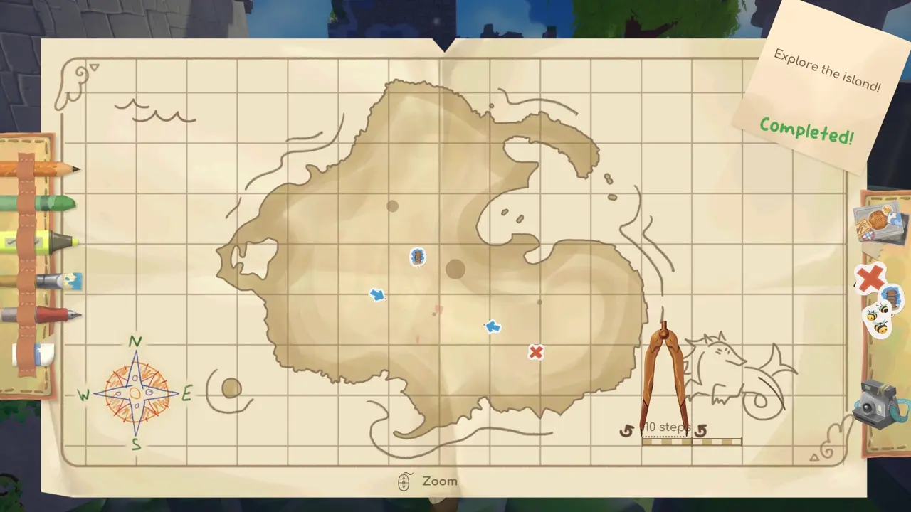 Island 9 treasure chest clue locations