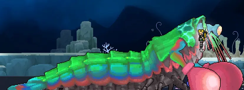 Mantis Shrimp Mythic fish location at 130-250m