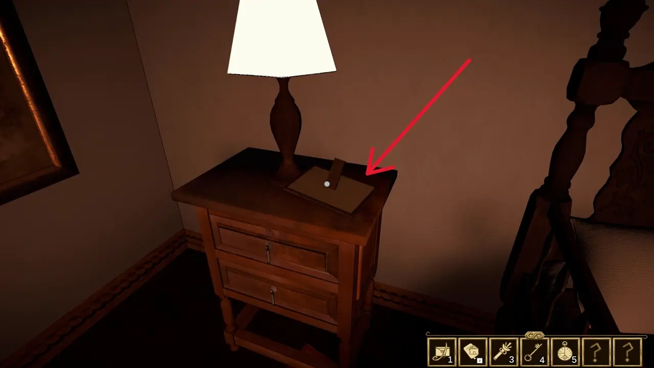 Liv memento item 1 location next to the bed