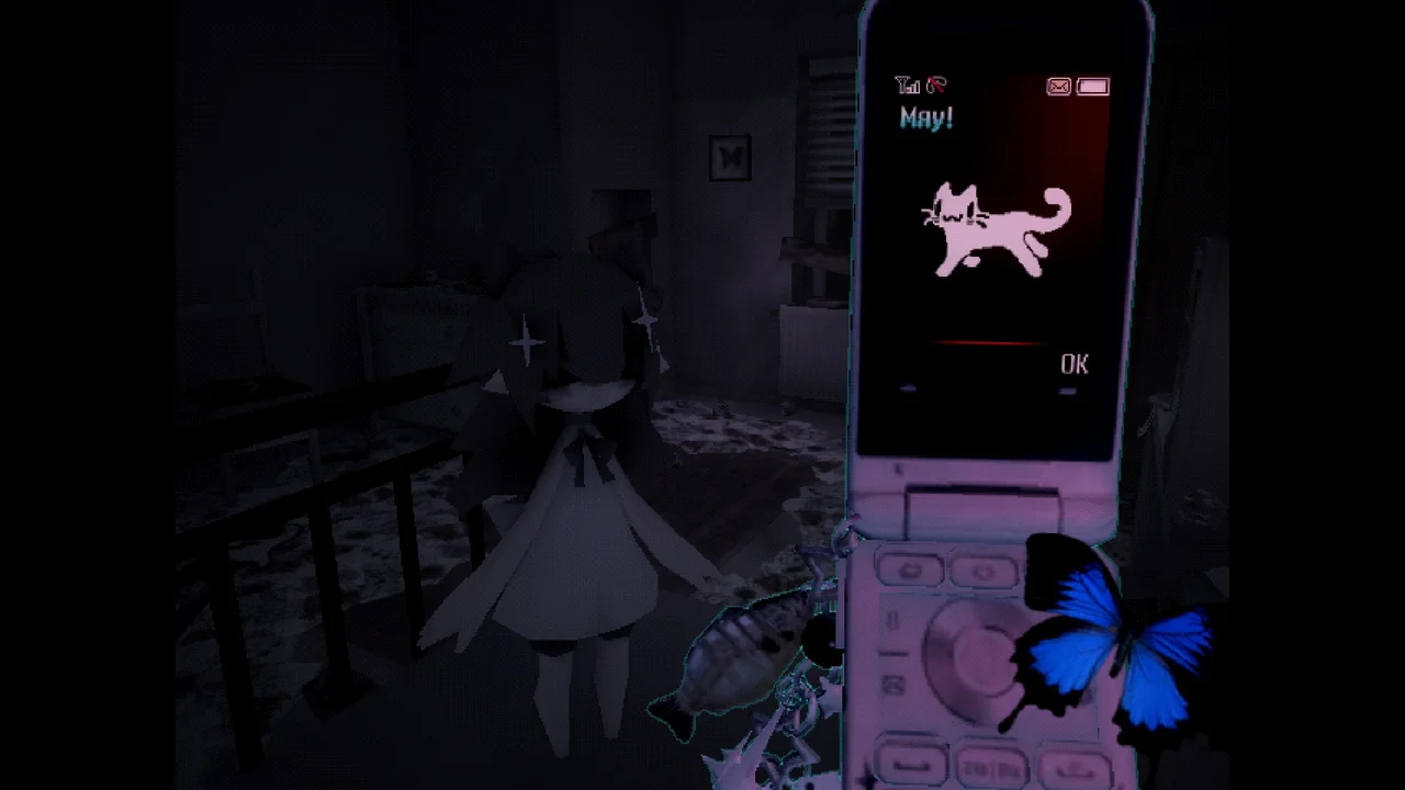 Cat app on the phone for the meow achievement