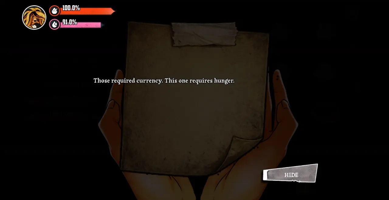 Paper from the vending machine spoiler page 2