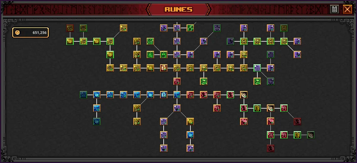 Farming efficiency setup showing optimized stage clearing strategy