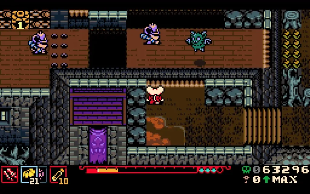 Knock multiple enemies into a pit using a single Deflector Parasol.