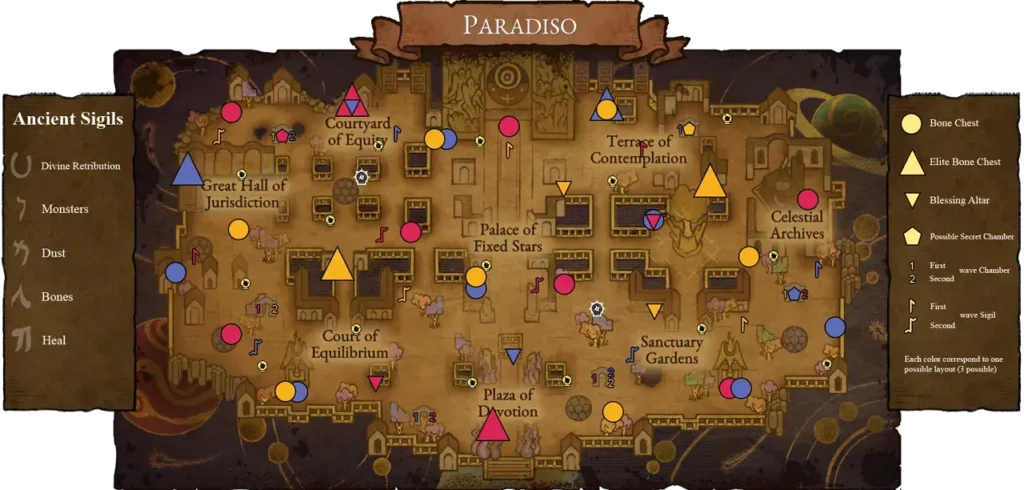 Paradiso map