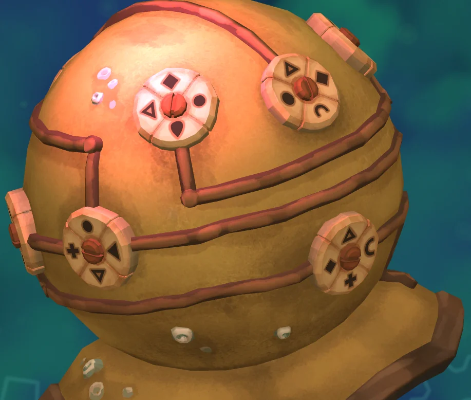 The Mermaid Mask Diving Helmet correct dial alignment image 2