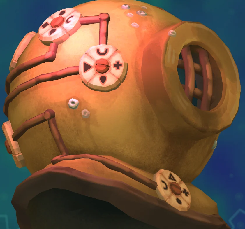 The Mermaid Mask Diving Helmet correct dial alignment image 3
