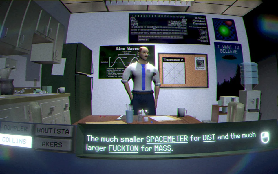The Message from Deep Space act 1 all answers