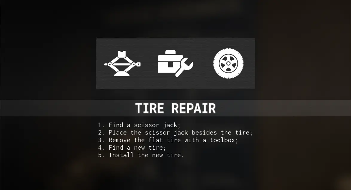 How to repair a flat tire in Funnel Runners