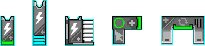 Overchargers, Collect Booster, and Recycler Overclocker consumables