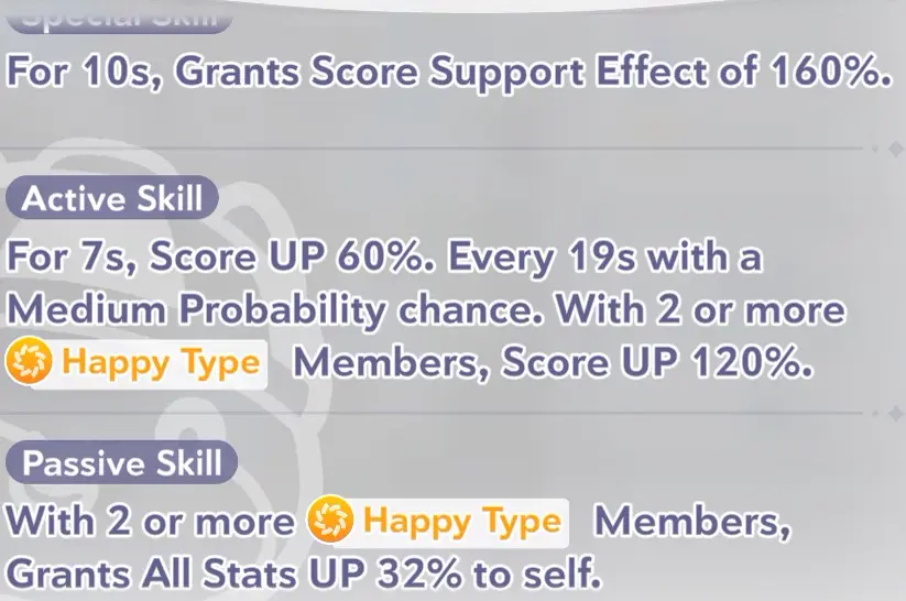 Shirogane Noel skill information in Hololive Dreams