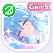 Yukihana Lamy 5-star character details in Hololive Dreams