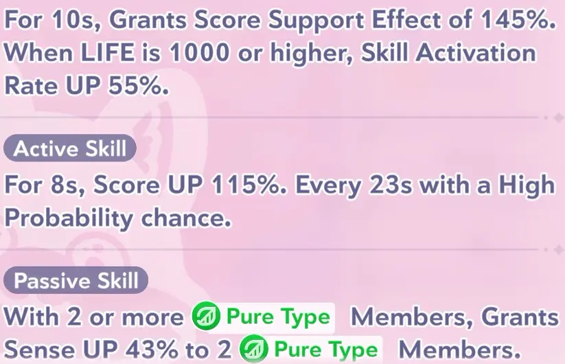 Hakui Koyori skill information in Hololive Dreams