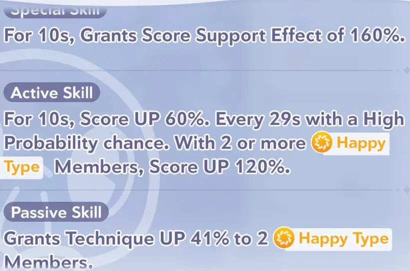 Pavolia Reine skill information in Hololive Dreams