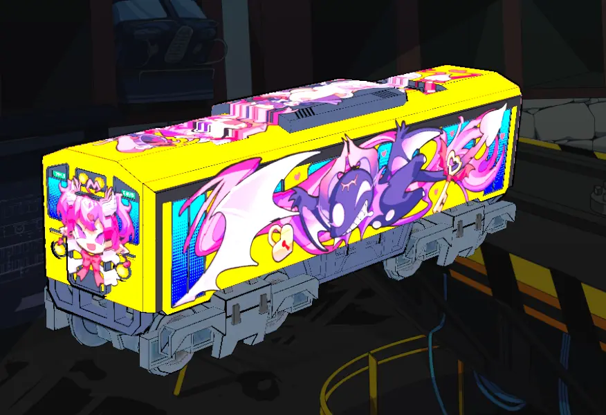 Ironmouse skin and voice pack in Denshattack