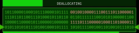 memDEALLOCATER memory block interface in Welcome to the Game III