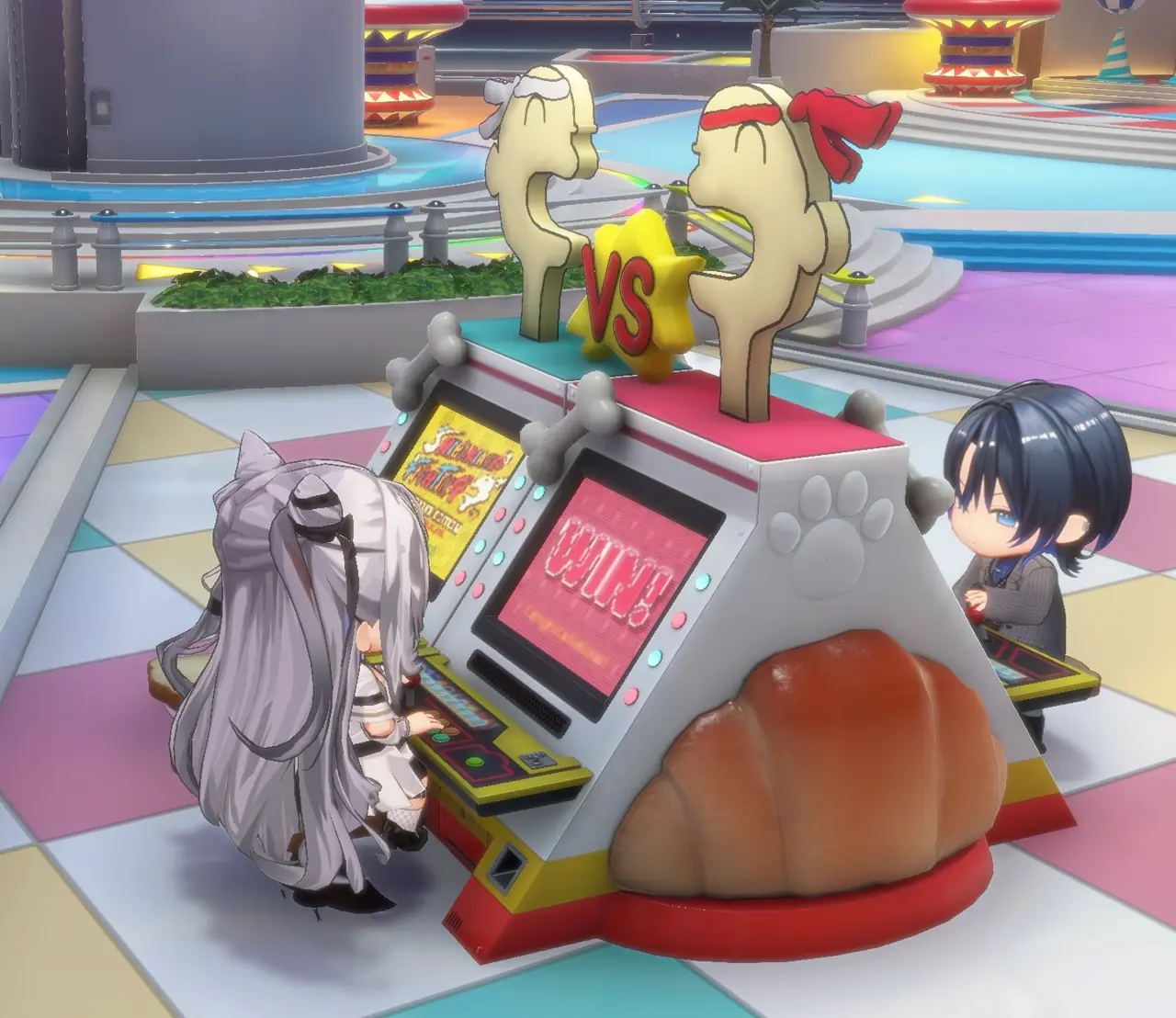 Hajime no Yubi Koronesuki console in the Game Area