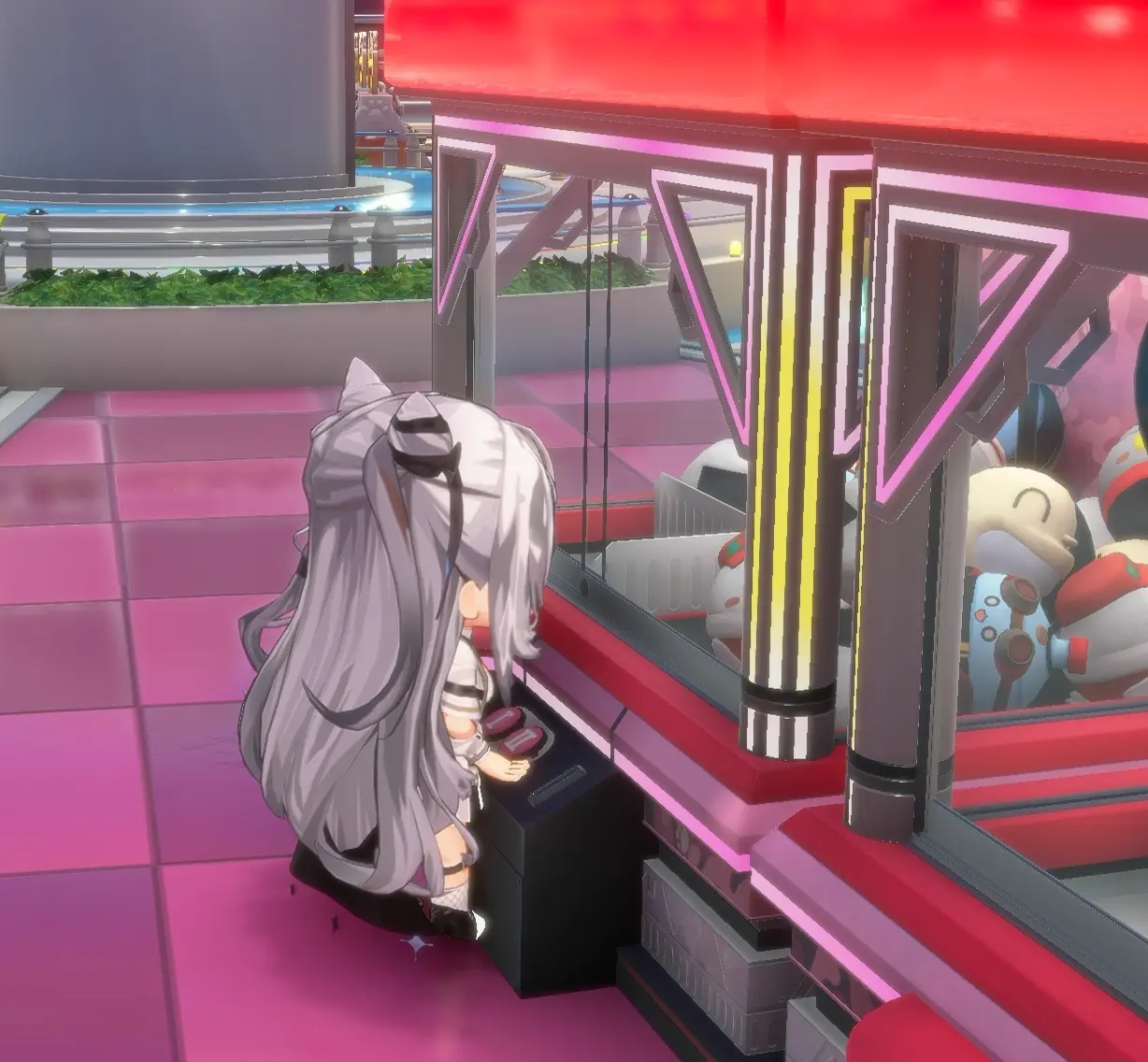 Crane Magician Robo-Robo Crane machine in the Game Area