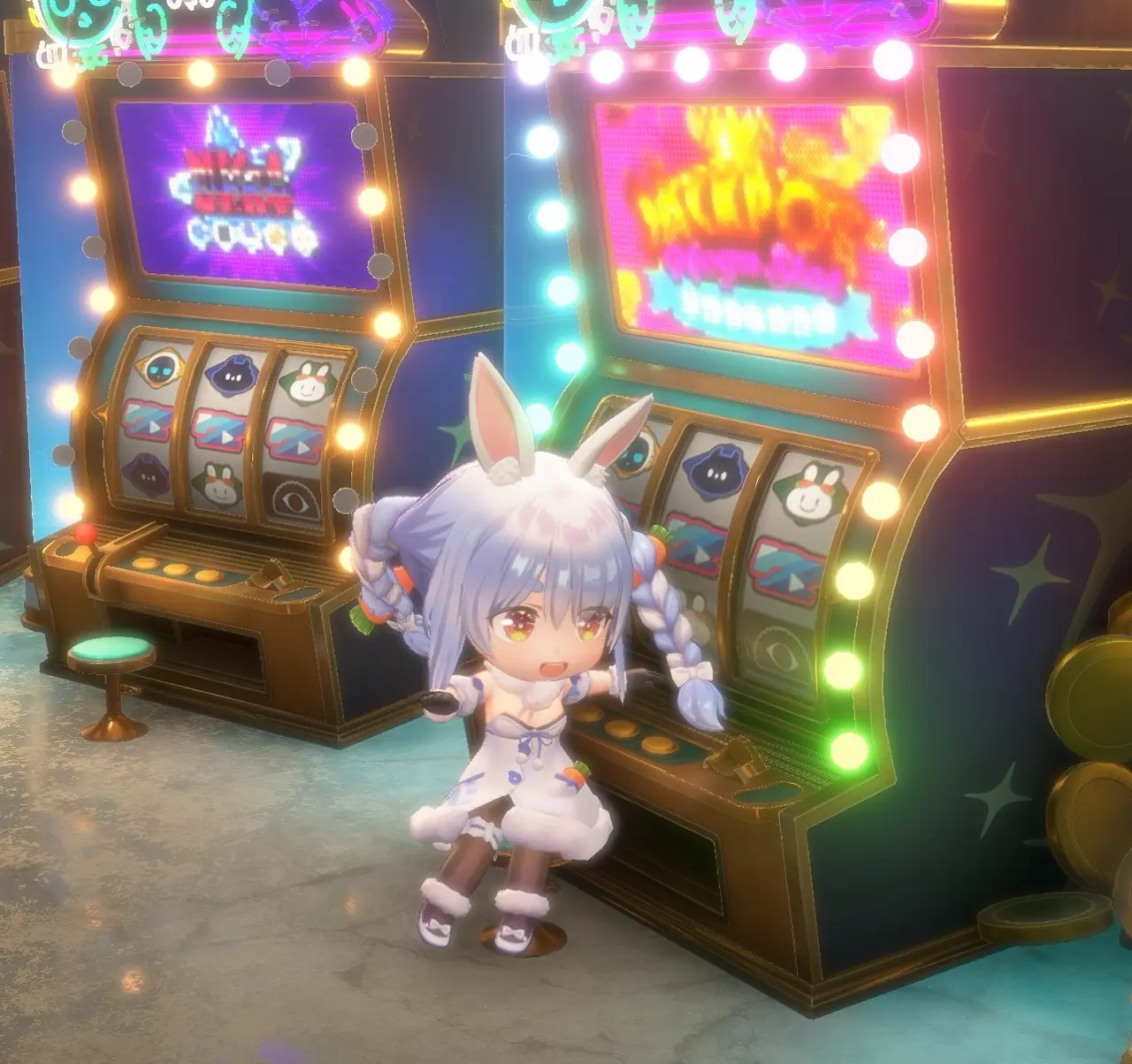 Zawa Zawa Mega Slot machines on the casino floor