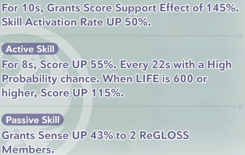 Juufuutei Raden skill information in Hololive Dreams