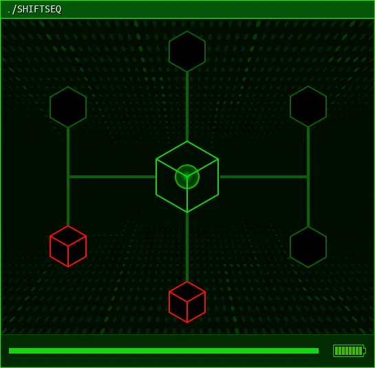 shiftSEQ network grid with the home node in Welcome to the Game III