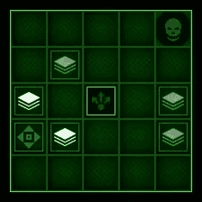 Example of a successful stackPUSHER puzzle solution