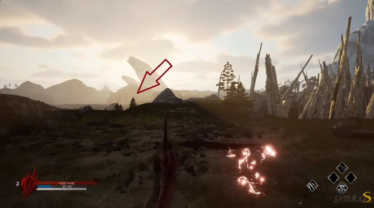 Dinoblade new dinosaur enemy near the spikes