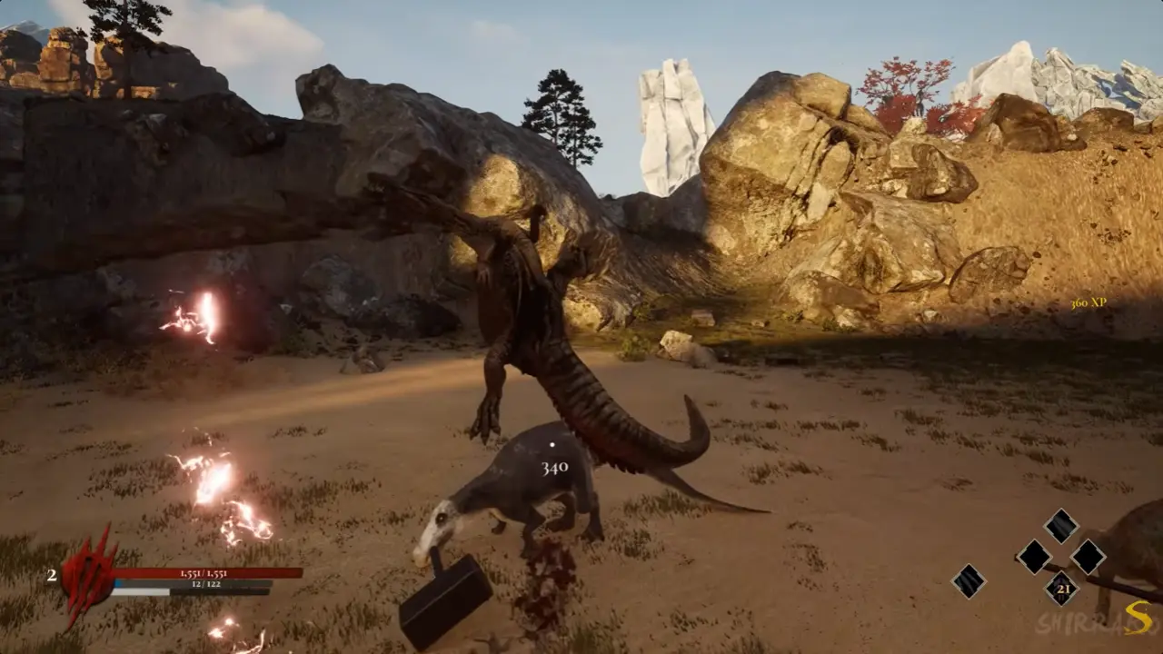 Dinoblade enemy group on The Great Lake route