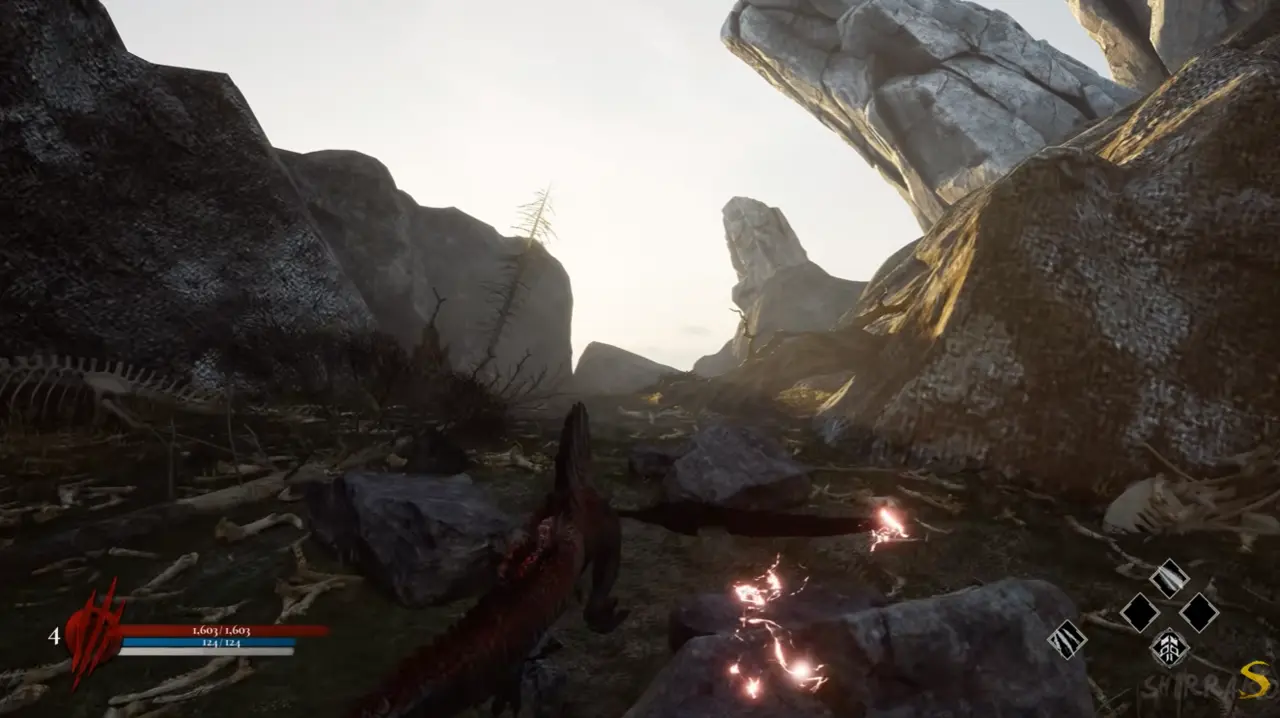 Dinoblade cutscene before Mokusei the Titan