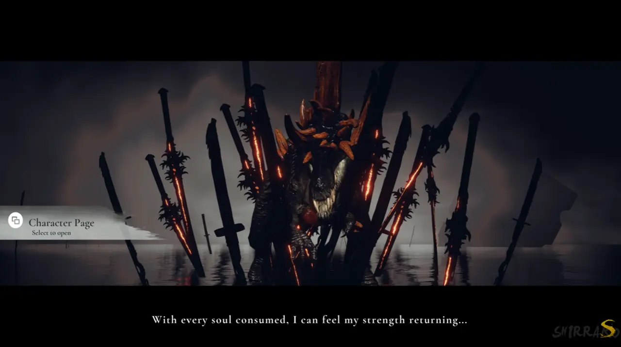 Dinoblade Evil Demon dinosaur cutscene