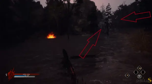 Dinoblade fire upgrade in Red Ashes Swamp