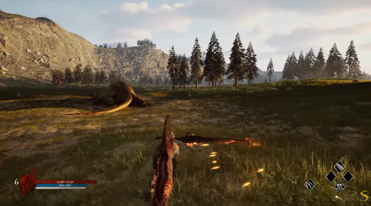 Dinoblade route past the dead Brachiosaurus