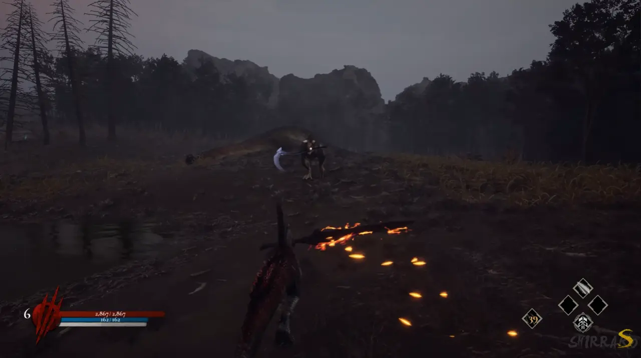 Dinoblade dead Europasaurus and Carnotaurus guard