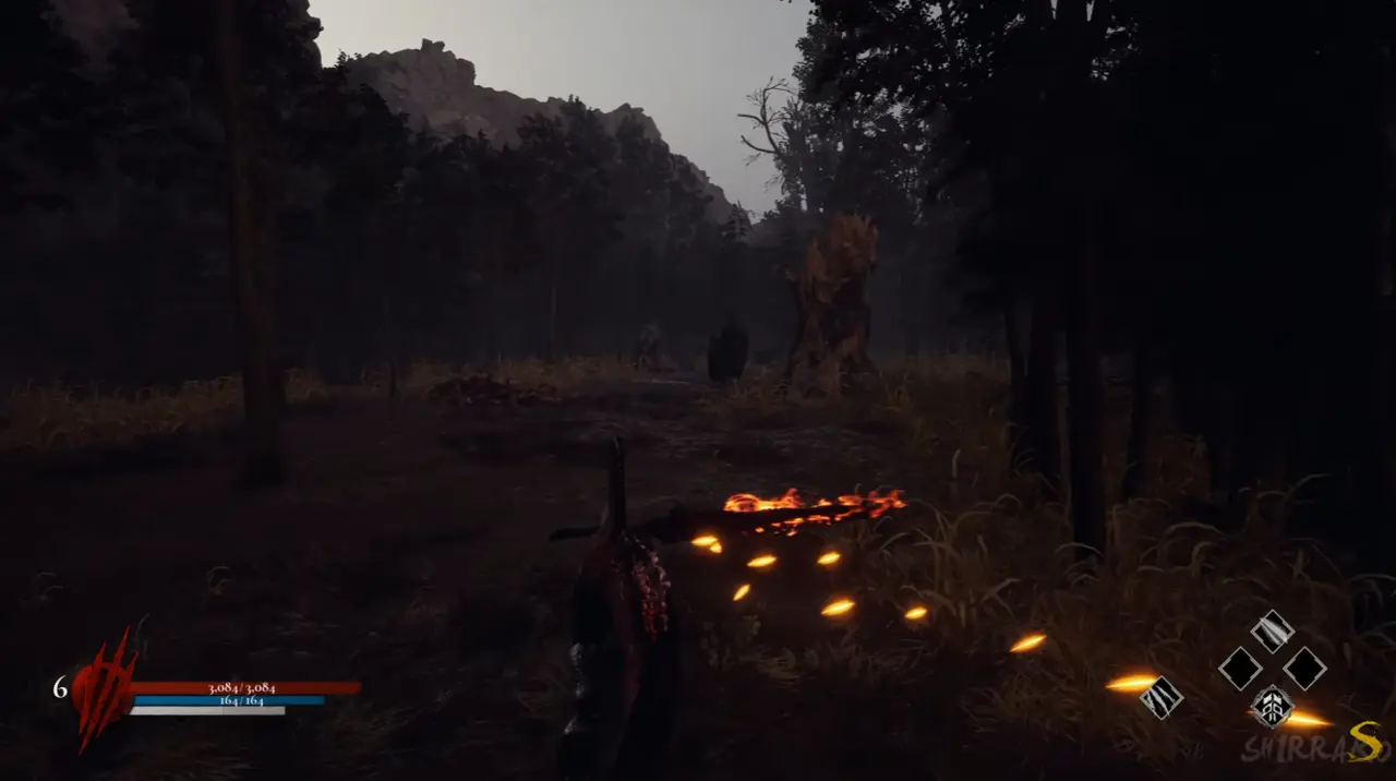 Dinoblade hidden sword stone in Red Ashes Swamp