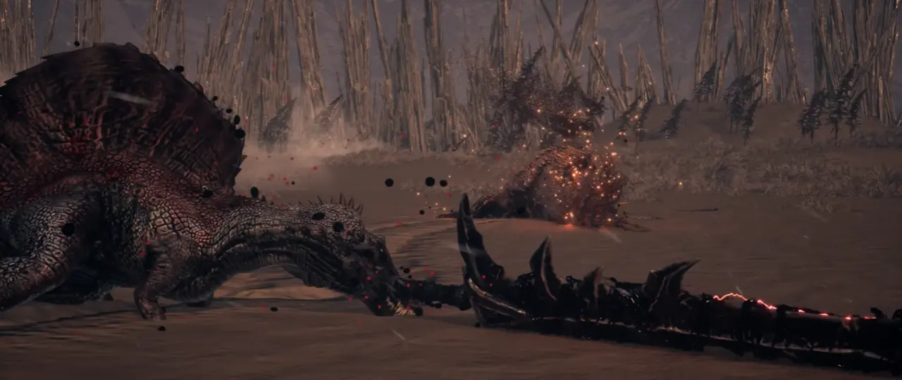Dinoblade ending cutscene after defeating Maakyuurii