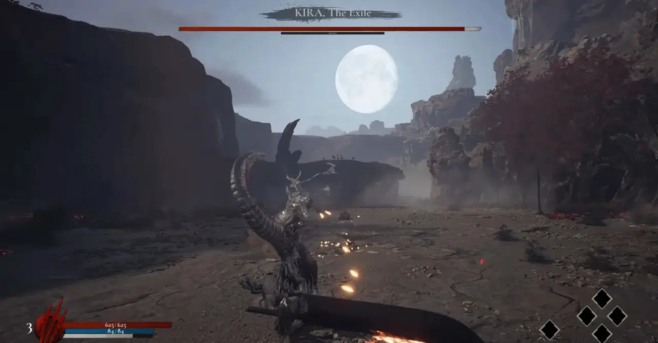 Dinoblade Kira the Exile three-hit combo
