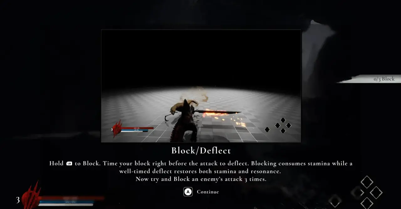 Dinoblade block and deflect tutorial