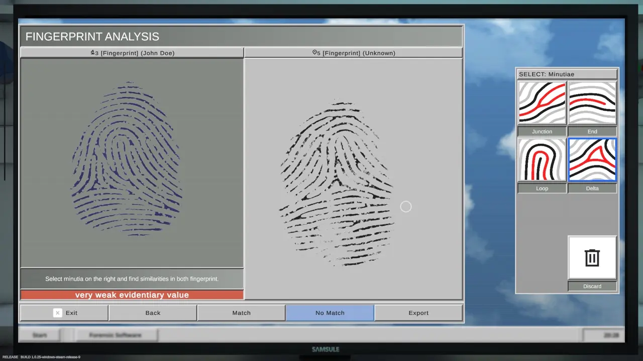 Tutorial 2 fingerprint comparison matching points example 9